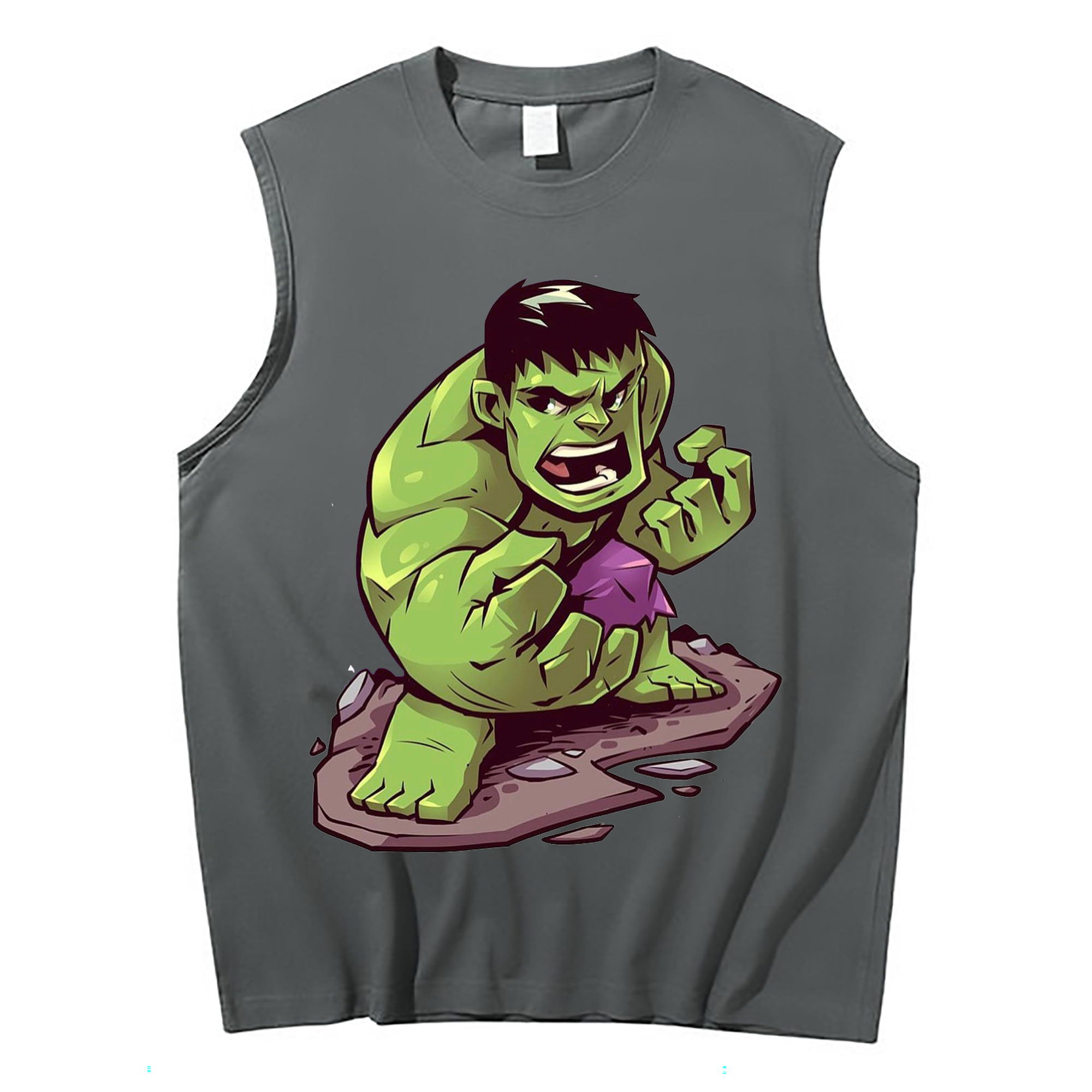（画像用） アベンジャーズ The Avengers コットン100％タンクトップ（フロントプリント）